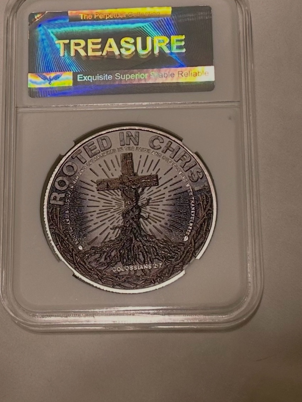 Silver 'Rooted in Christ' Commemorative Coin - Silver